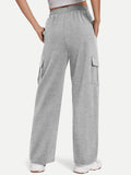 Pocketed High Waist Pants - Trendsi