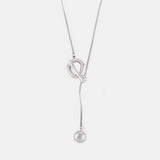 Stainless Steel Bead Necklace - Trendsi - Flyclothing LLC