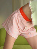 Striped Elastic Waist Shorts - Trendsi