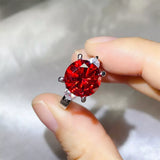 5 Carat Moissanite 925 Sterling Silver Ring - Trendsi - Flyclothing LLC