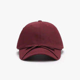 Tied Bow Cotton Baseball Cap - Trendsi - Flyclothing LLC