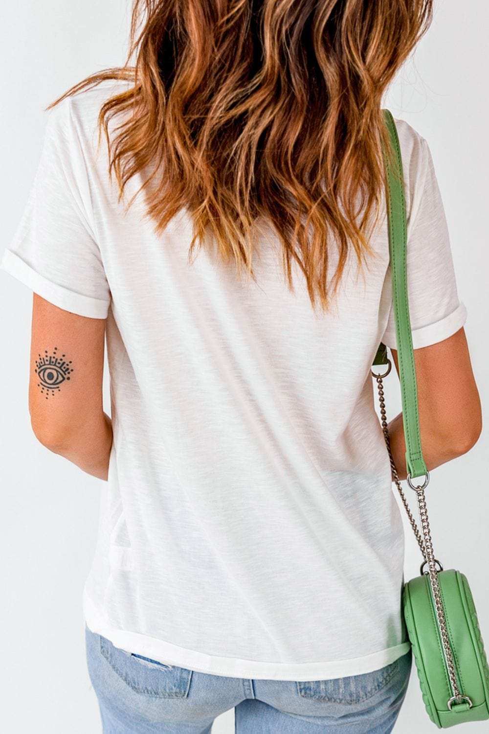 Sequined Lucky St.Patricks Day T-Shirt - Trendsi - Flyclothing LLC