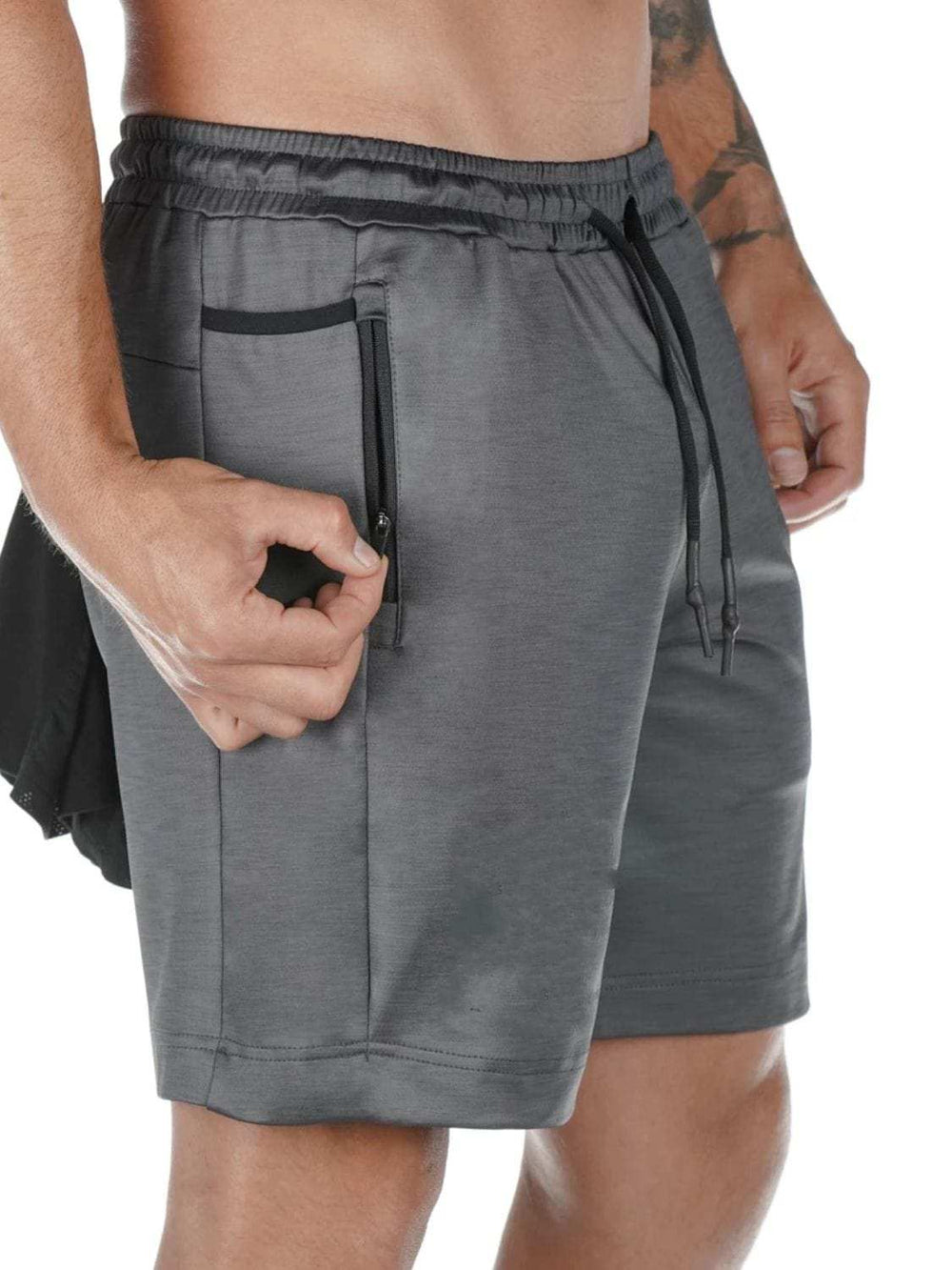 Men's Drawstring Active Shorts with Pockets - Trendsi - Flyclothing LLC
