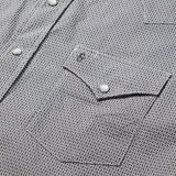 Stetson Grey Geo Print Western Shirt - Stetson