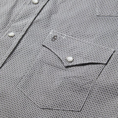 Stetson Grey Geo Print Western Shirt - Stetson