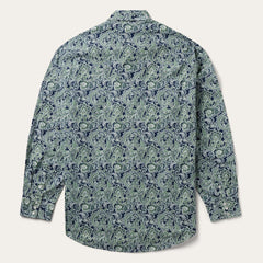 Stetson Greenspring Paisley Print Western Shirt