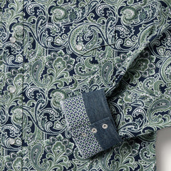 Stetson Greenspring Paisley Print Western Shirt