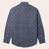 Stetson Blue Medallion Print Western Shirt - Stetson - Flyclothing LLC