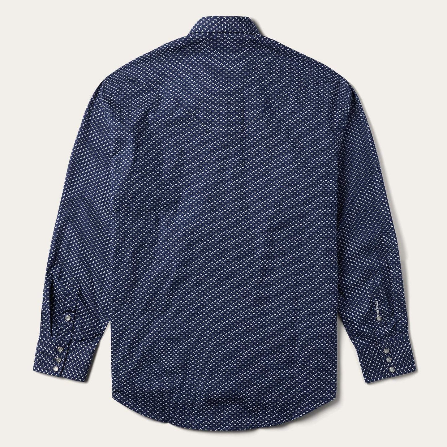 Stetson Blue Polaris Geo Print Western Shirt - Stetson - Flyclothing LLC