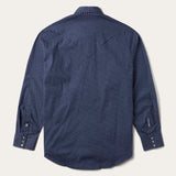 Stetson Blue Polaris Geo Print Western Shirt - Stetson - Flyclothing LLC