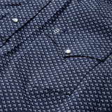 Stetson Blue Polaris Geo Print Western Shirt - Stetson - Flyclothing LLC