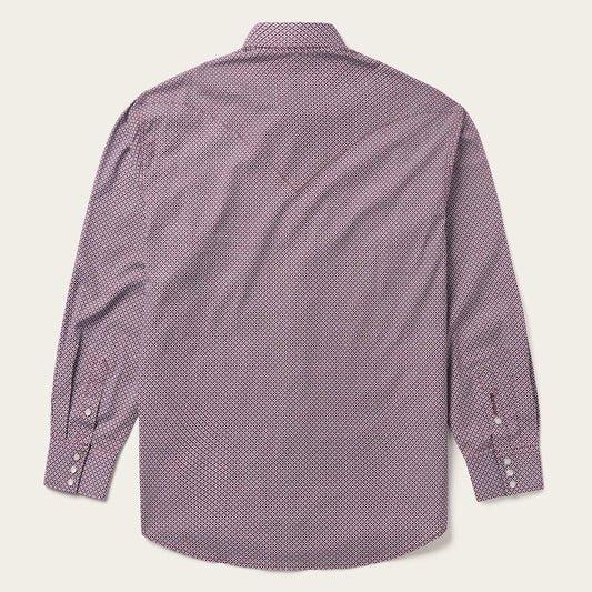 Stetson Four Point Geo Print Western Shirt - Stetson - Flyclothing LLC