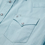 Stetson Silver Diamond Neat Print Western Shirt - Stetson - Flyclothing LLC