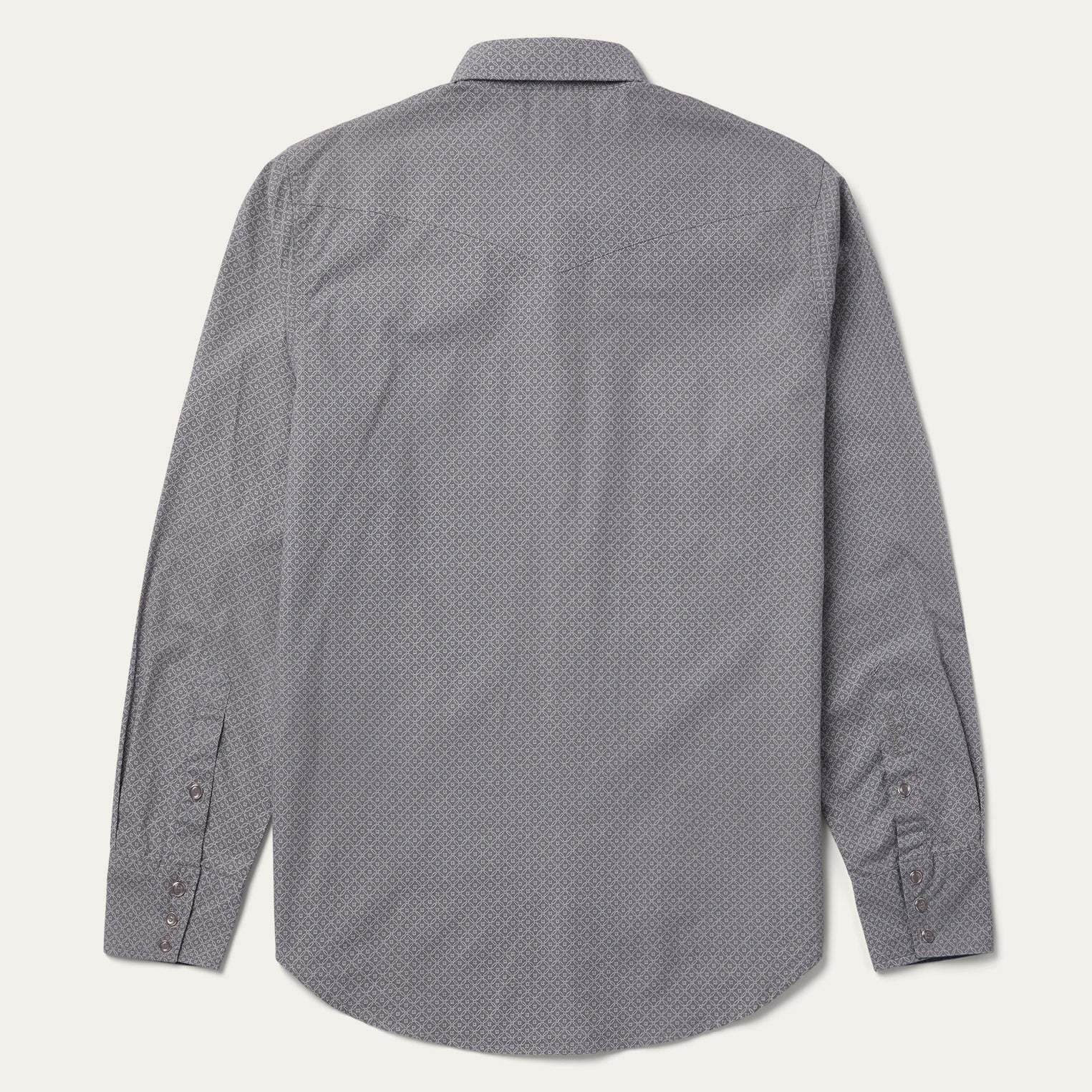 Stetson Diamond Print Western Shirt - Stetson - Flyclothing LLC