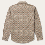 Stetson Brown Aztec Poplin Western Shirt - Stetson