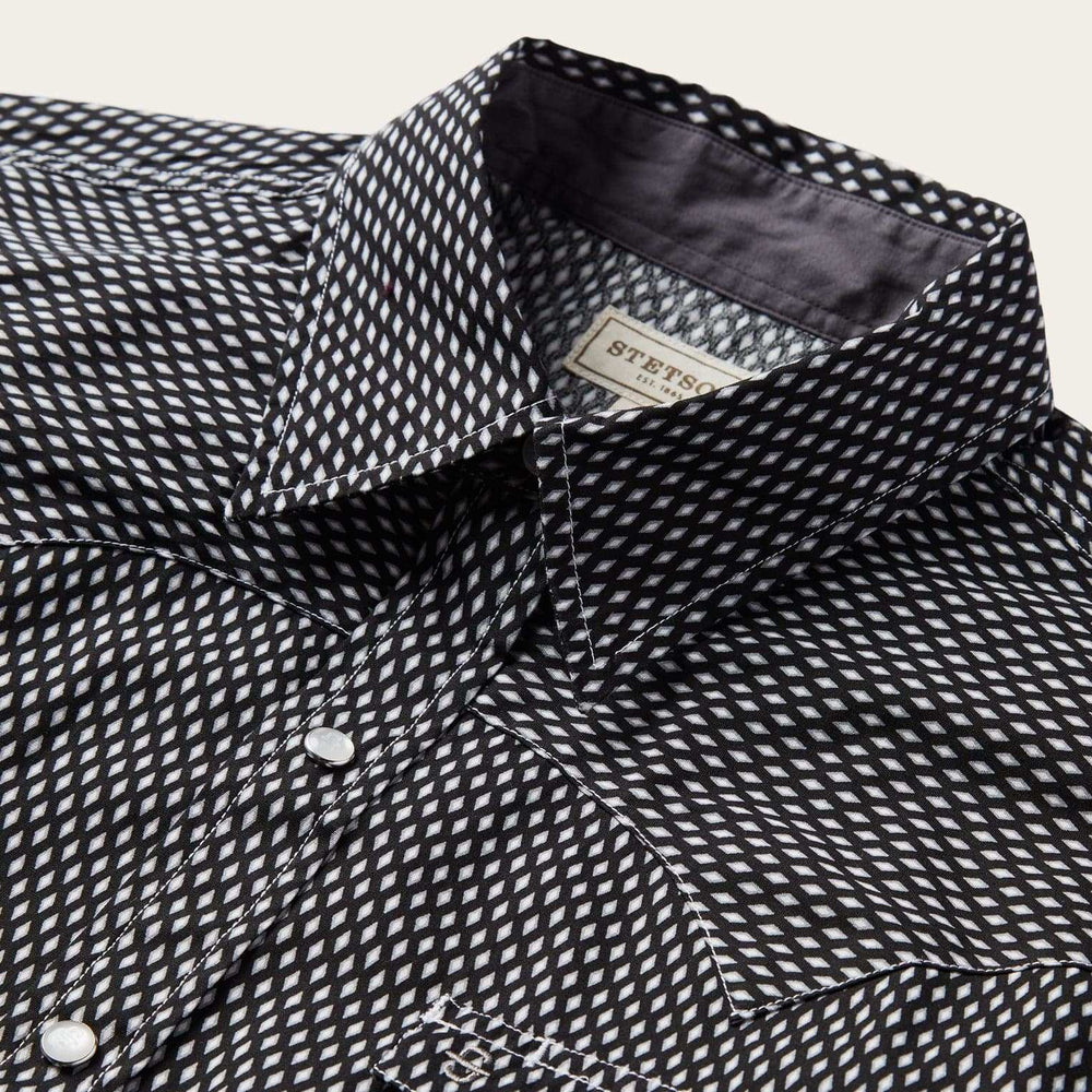 Stetson Black Diamond Shirt - Stetson - Flyclothing LLC