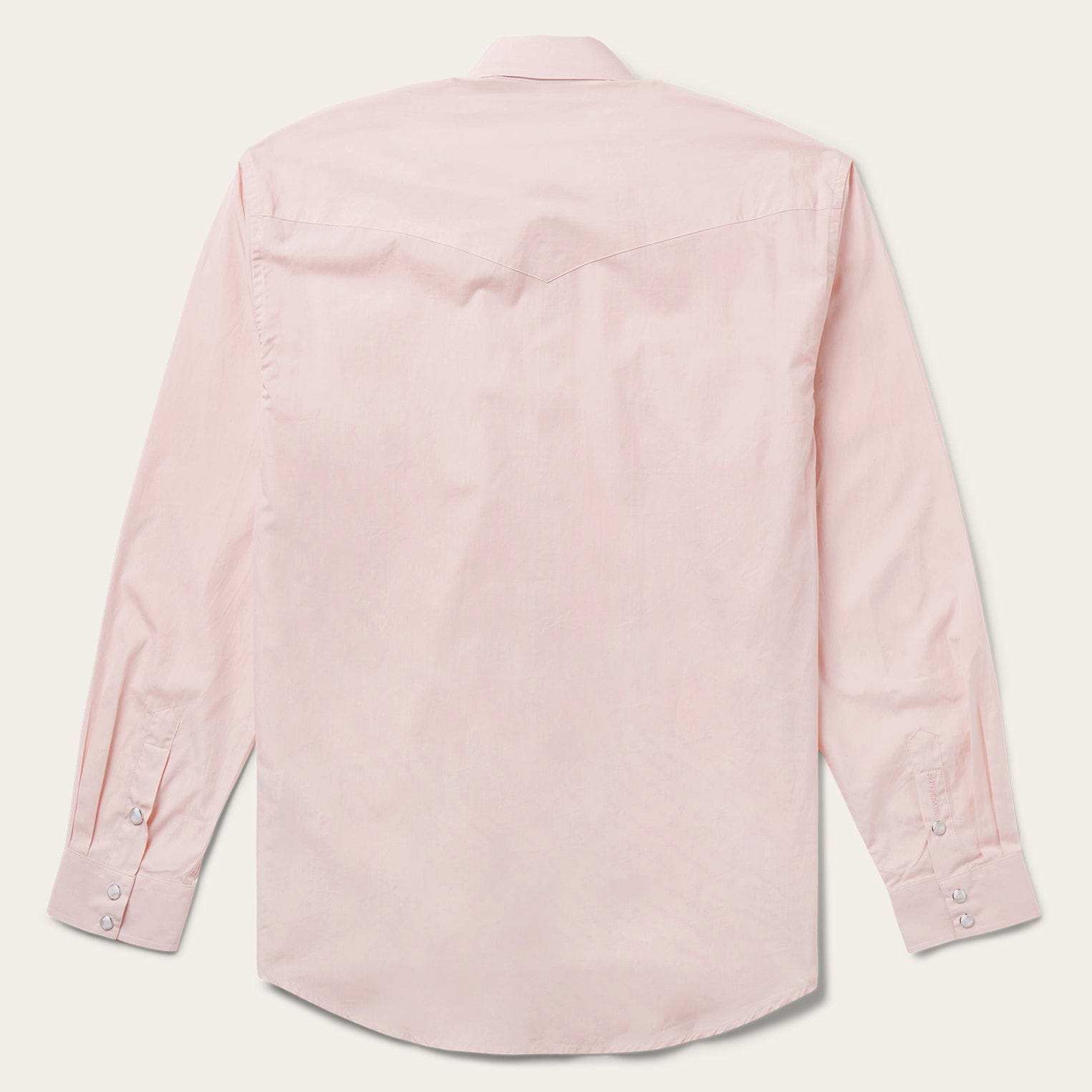 Stetson Pink End-On-End Western Shirt - Stetson - Flyclothing LLC