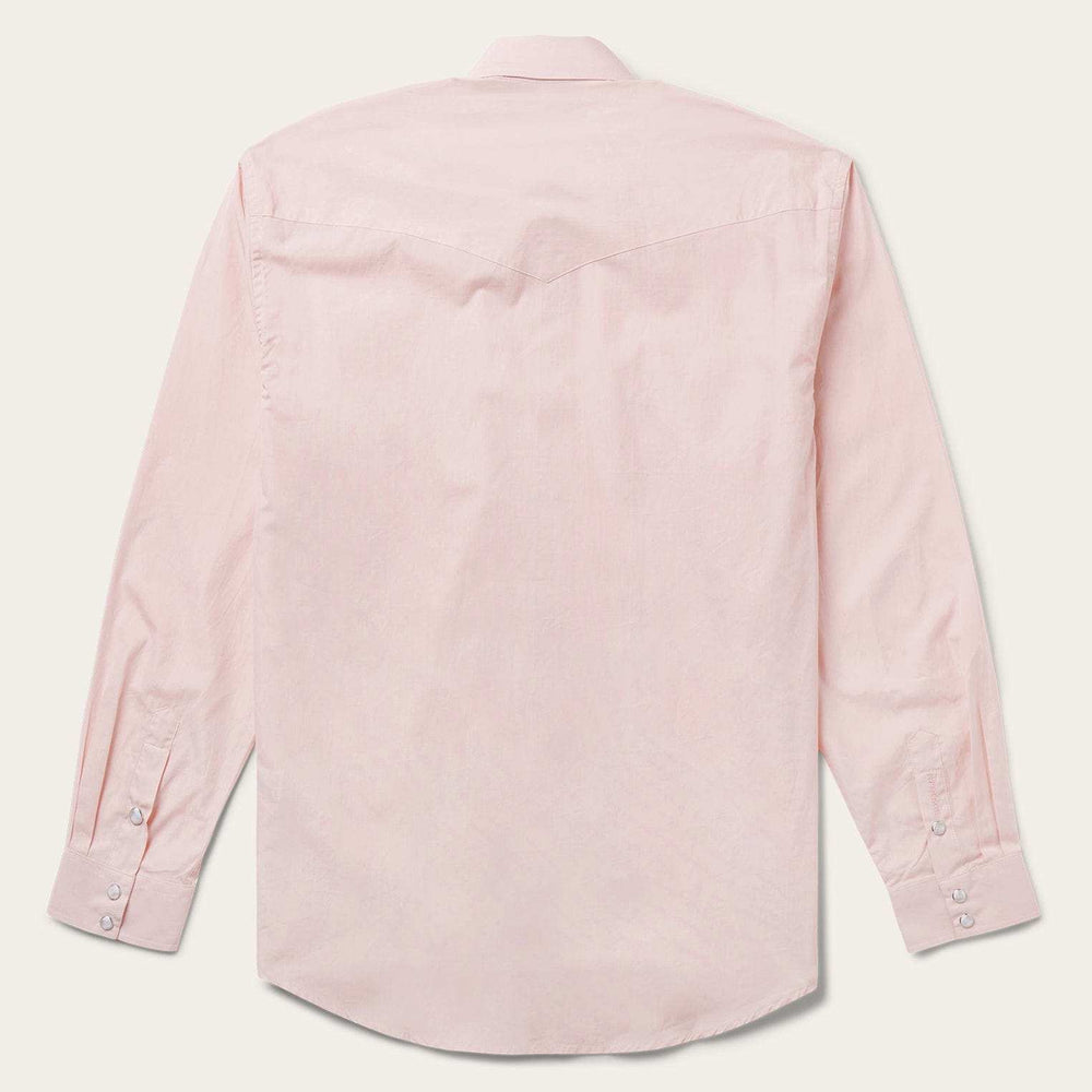 Stetson Pink End-On-End Western Shirt - Stetson - Flyclothing LLC