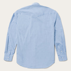 Stetson Blue End On End Solid Shirt