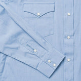 Stetson Blue End On End Solid Shirt - Stetson - Flyclothing LLC