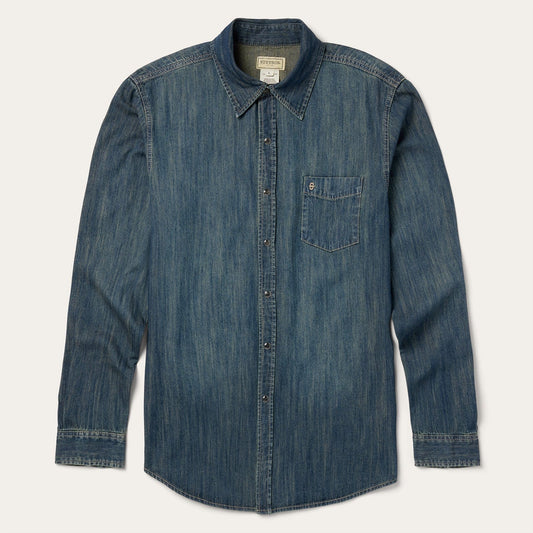 Stetson Dark Denim Western Shirt