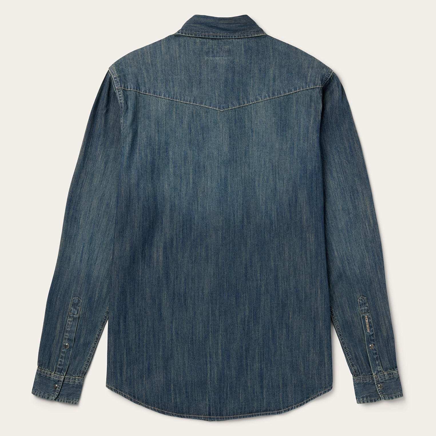 Stetson Dark Denim Western Shirt - Stetson - Flyclothing LLC
