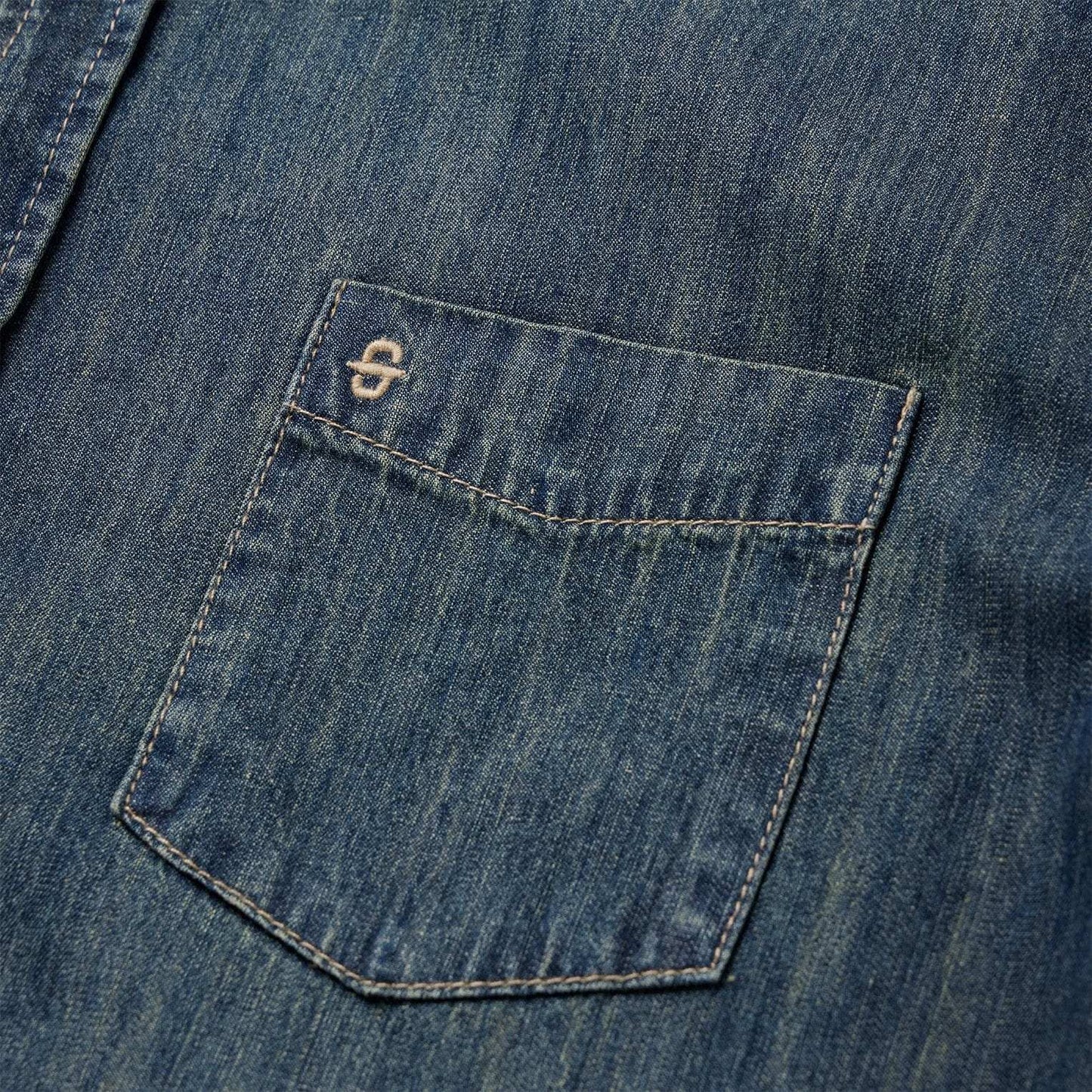 Stetson Dark Denim Western Shirt - Stetson - Flyclothing LLC