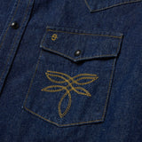 Stetson Boot Stitch Raw Denim Shirt - Stetson