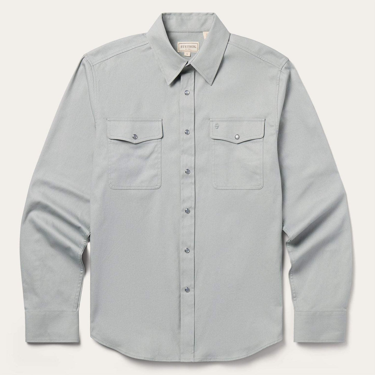 Stetson Brushed Twill Western Shirt - Stetson - Flyclothing LLC
