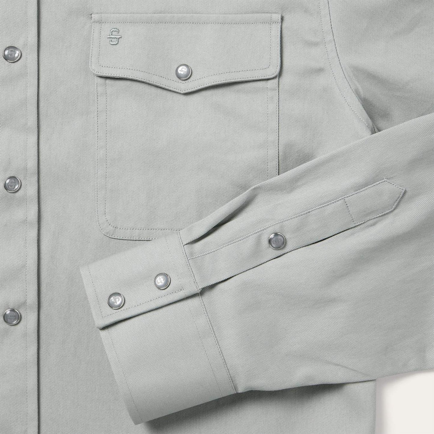 Stetson Brushed Twill Western Shirt - Stetson - Flyclothing LLC