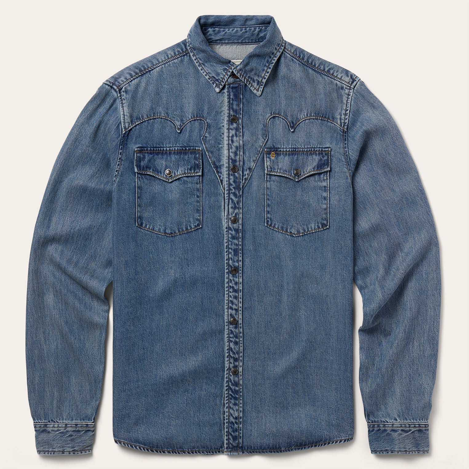 Stetson Retro Denim Western Shirt