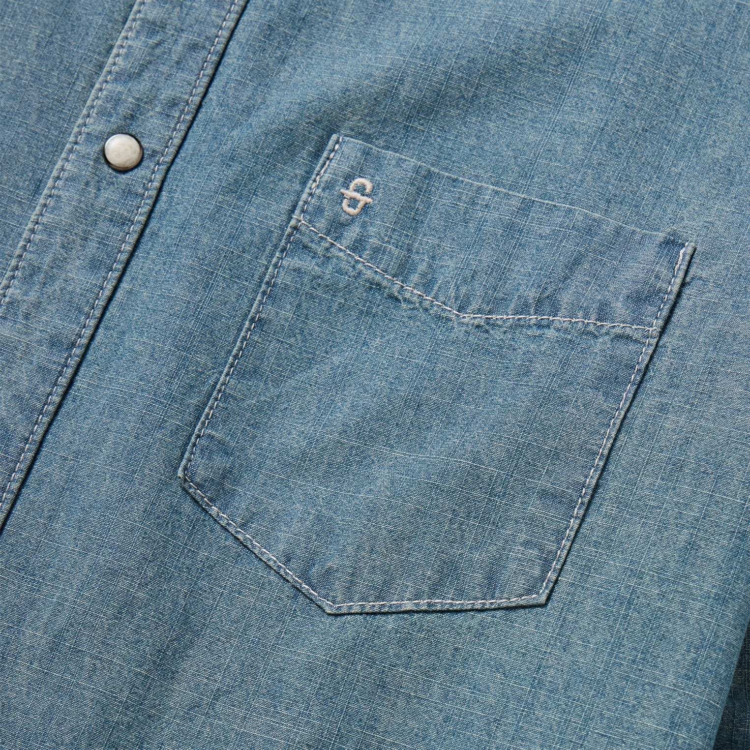Stetson Chambray Denim Shirt - Stetson - Flyclothing LLC