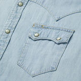 Stetson Light Blue Denim Western Shirt - Stetson