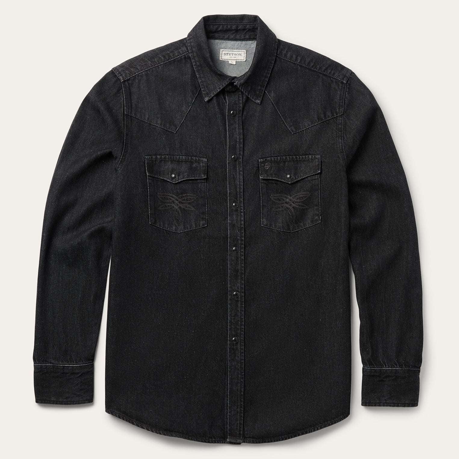 Stetson Boot Stitch Denim Shirt