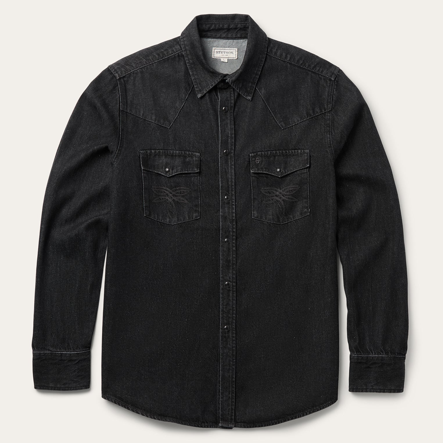Stetson Boot Stitch Denim Shirt