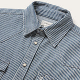 Stetson Denim Stripe Western Shirt - Stetson - Flyclothing LLC