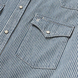 Stetson Denim Stripe Western Shirt - Stetson - Flyclothing LLC