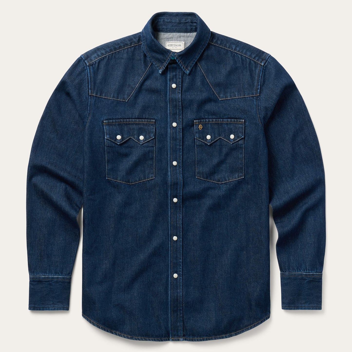 Stetson Raw Denim Western Shirt