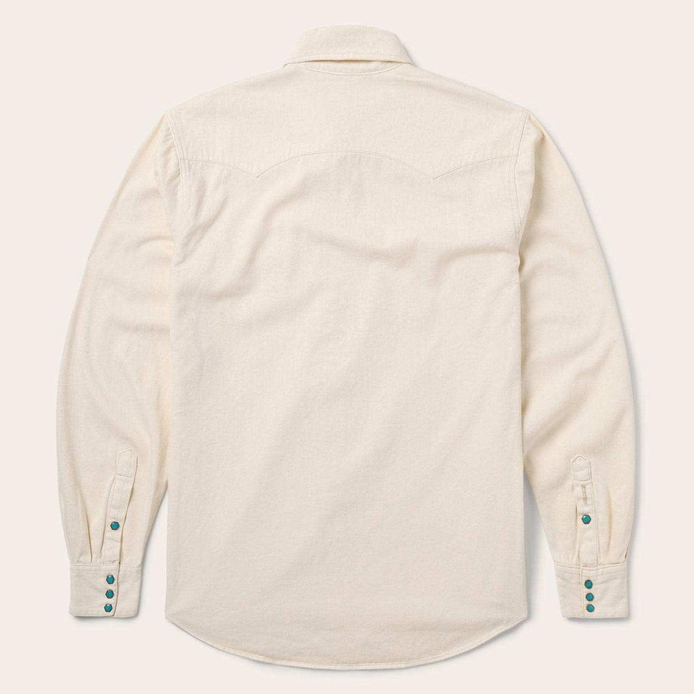 Stetson Turquoise Snap Western Denim Shirt - Stetson - Flyclothing LLC