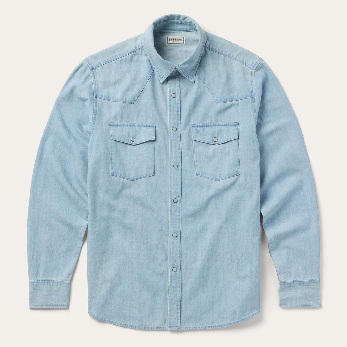 Stetson Chambray Oxford Western Shirt