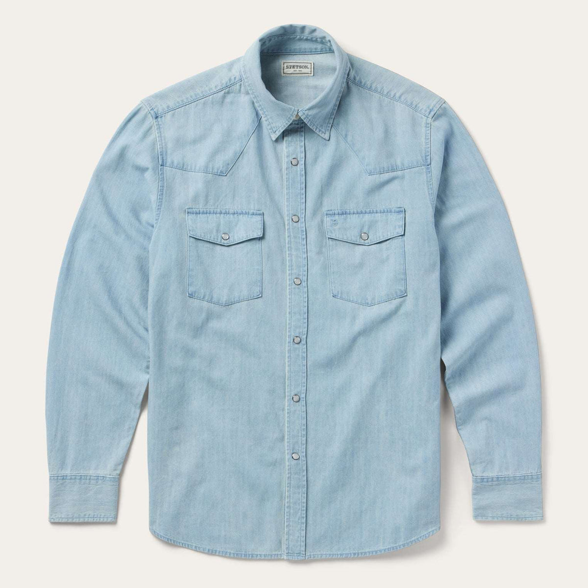 Stetson Chambray Oxford Western Shirt