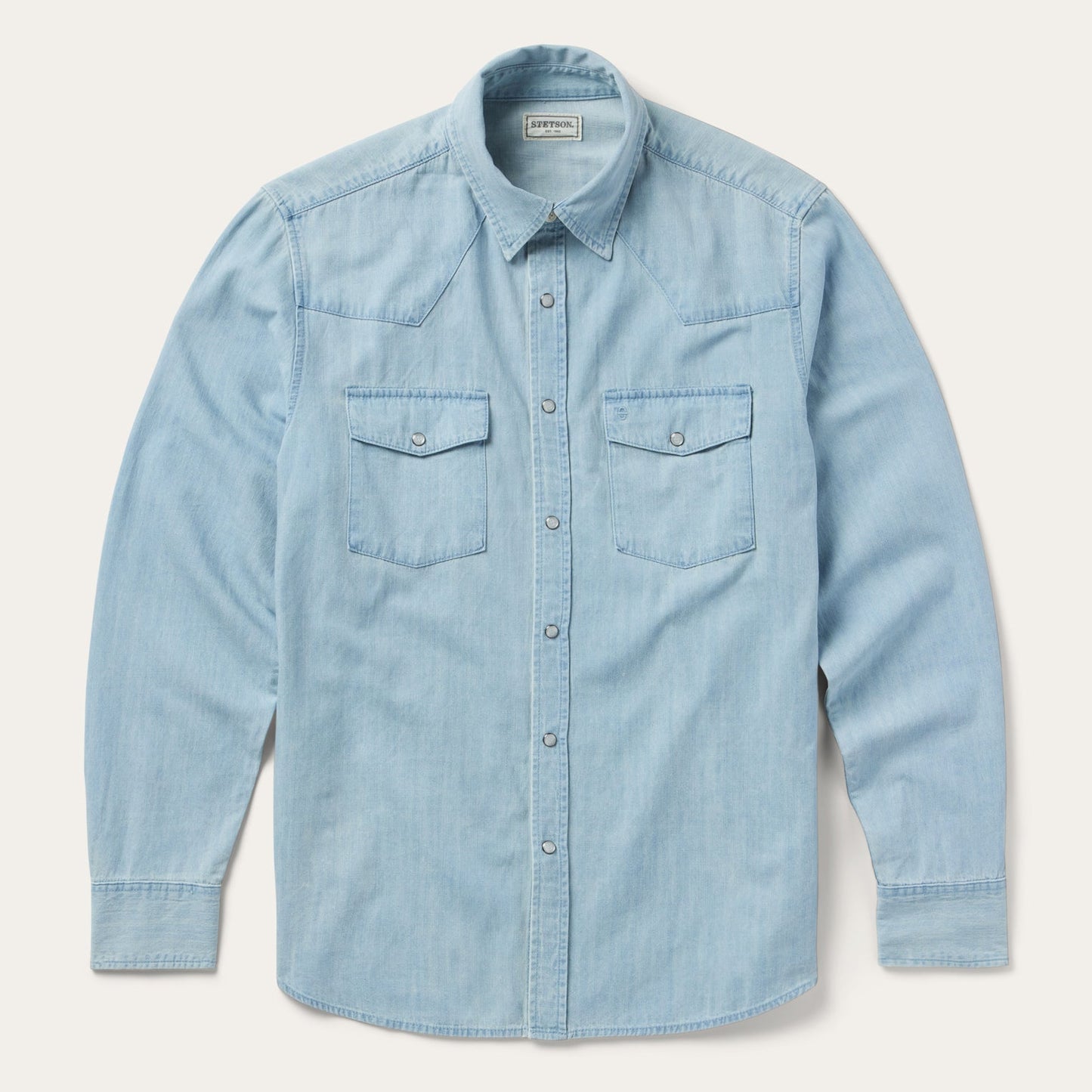 Stetson Chambray Oxford Western Shirt