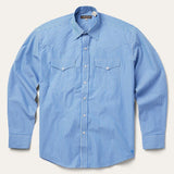 Stetson Blue Western Stripe Shirt - Stetson