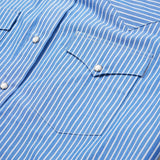 Stetson Blue Western Stripe Shirt - Stetson - Flyclothing LLC