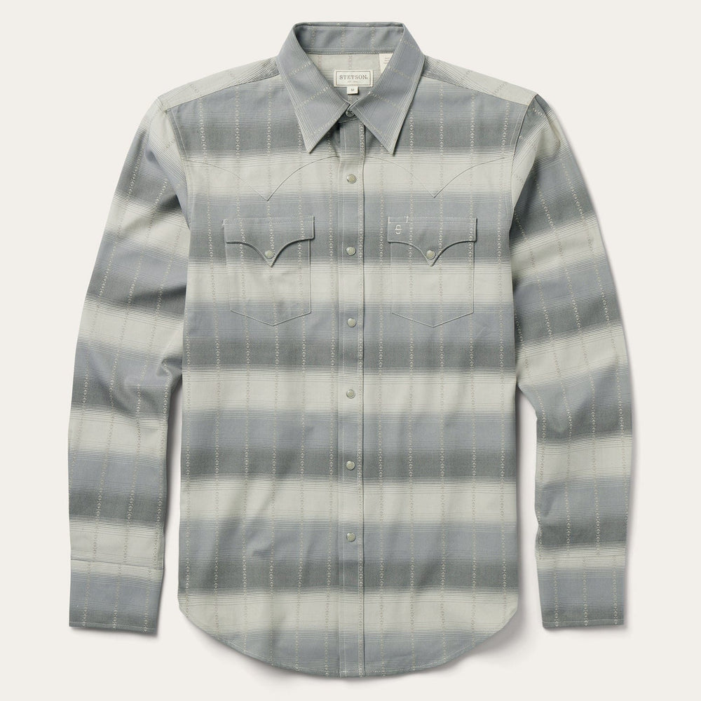 Stetson Serape Dobby Twill Western Shirt - Stetson