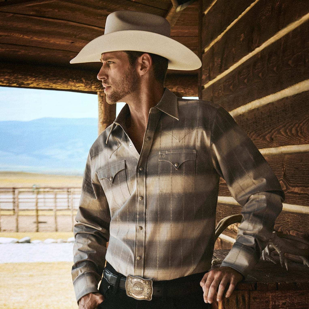 Stetson Serape Dobby Twill Western Shirt - Stetson - Flyclothing LLC