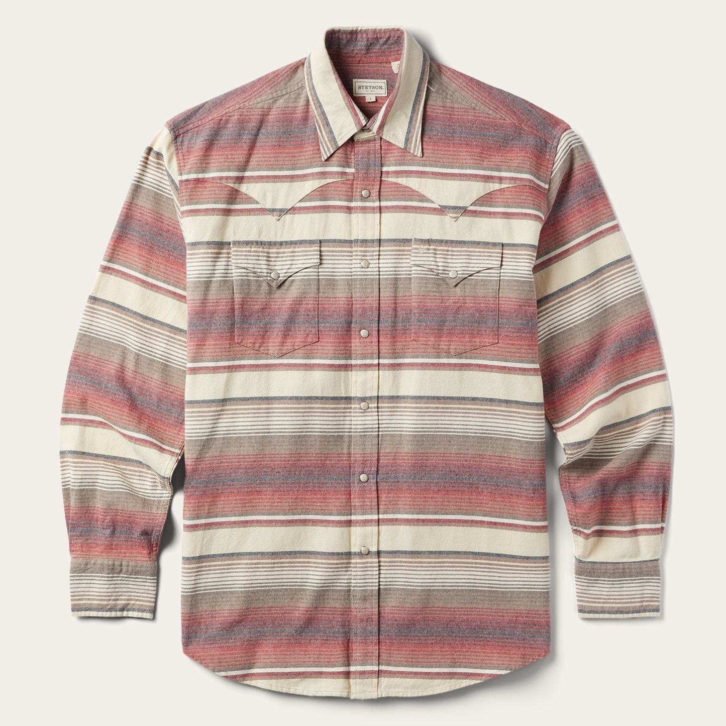 Stetson Brushed Twill Striped Shirt - Stetson - Flyclothing LLC