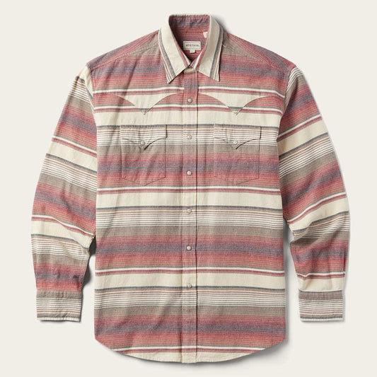 Stetson Brushed Twill Striped Shirt - Stetson - Flyclothing LLC