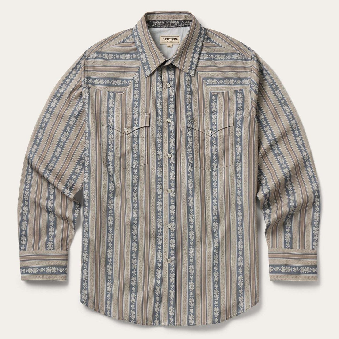 Stetson Chevron Stripe Western Shirt