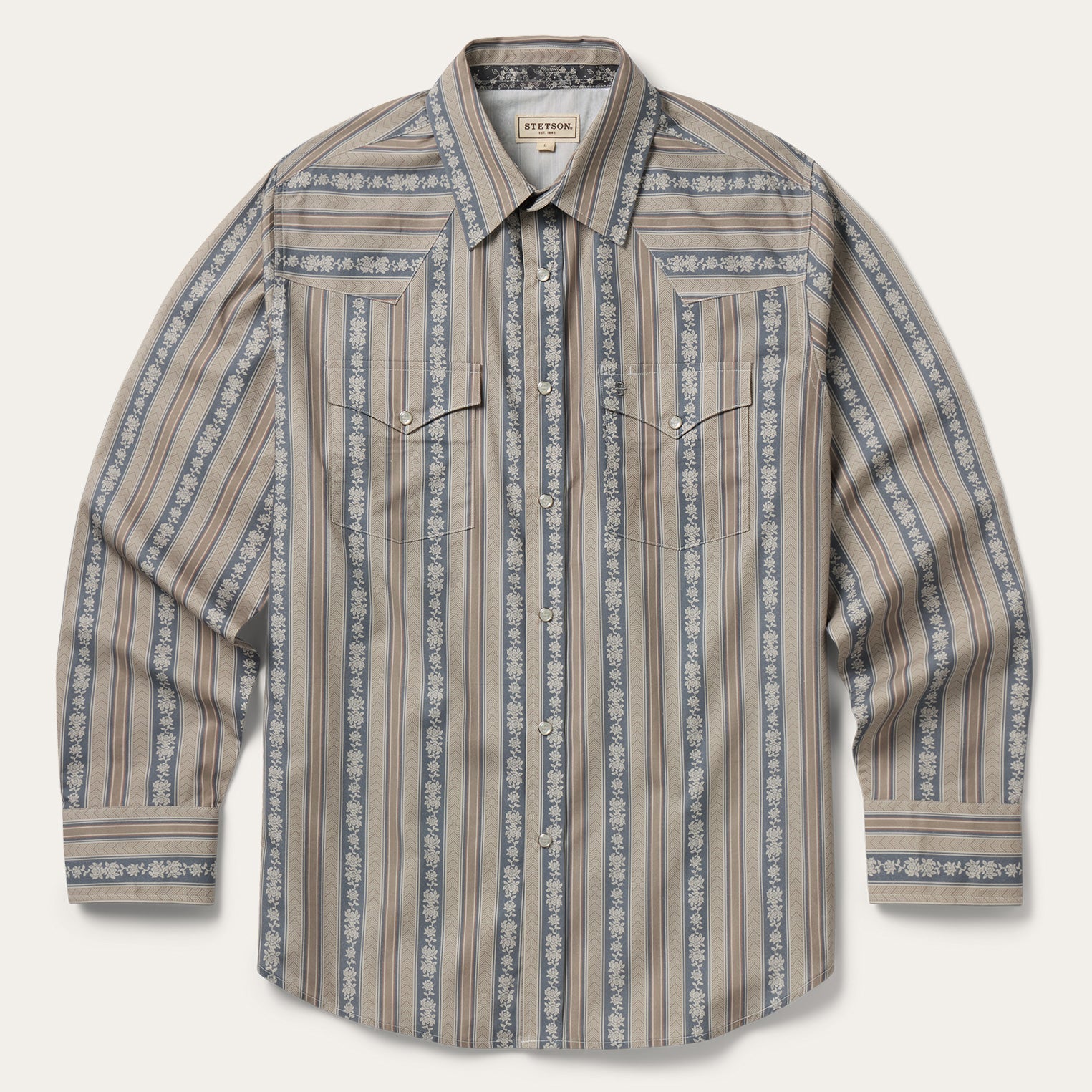 Stetson Chevron Stripe Western Shirt